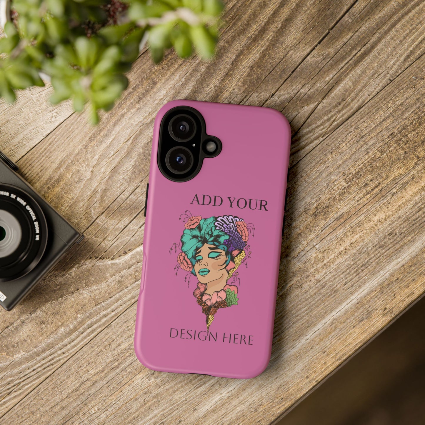 Tough Cases Phone Case, Custom Art Case for Her, Unique Gift, Flower Design, Personalized Phone Accessory, Stylish Cell Cover