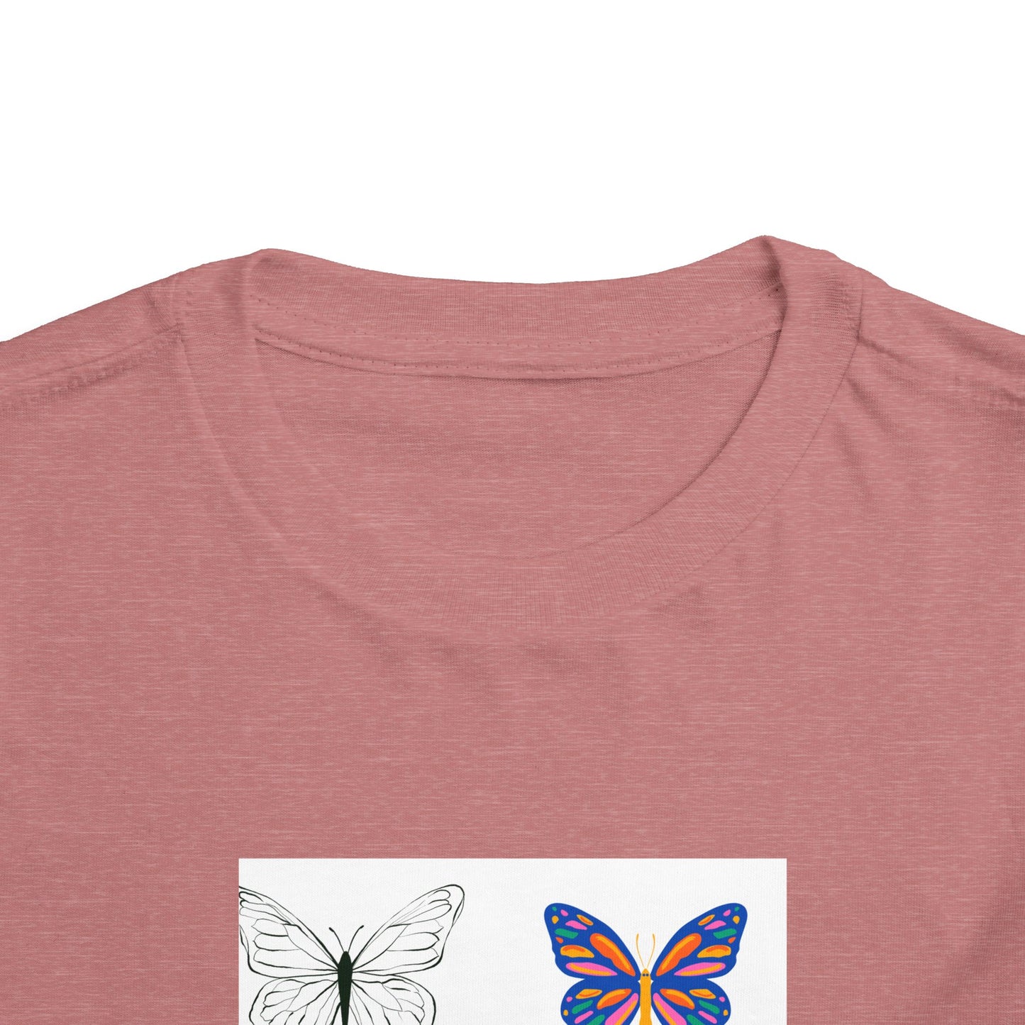 Butterfly Toddler Tee, Cute Kids Shirt, Summer Outfit, Nature Lover Gift, Playful Apparel for Little Ones, Butterfly Design T-Shirt
