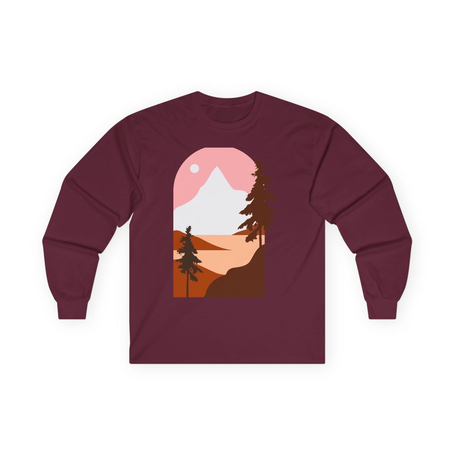 Nature-Inspired Long Sleeve Tee for Outdoor Lovers