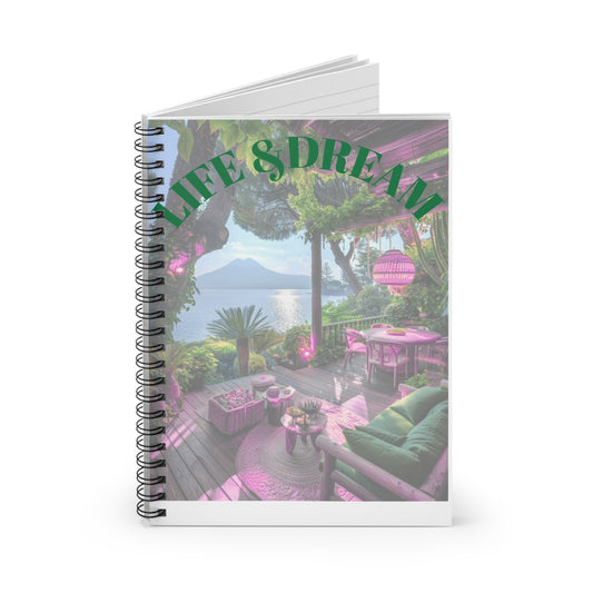 Serene Life & Dream Notebook - Perfect for Journaling, Gift, Office Supplies, Back to School, Travel Diary