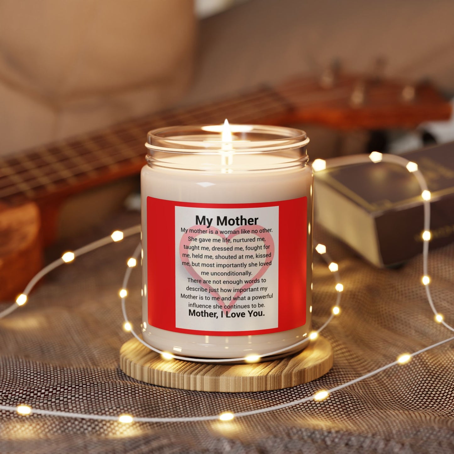 My Mother Scented Soy Candle - Heartfelt Gift for Moms - 9oz