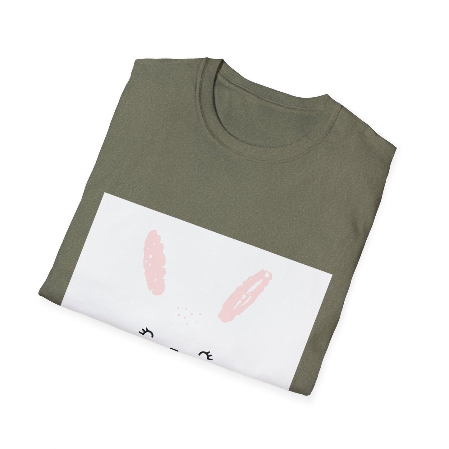 Cute Bunny Graphic Unisex T-Shirt, Easter Gift, Spring Fashion, Kids and Adults, Casual Wear, Animal Lovers