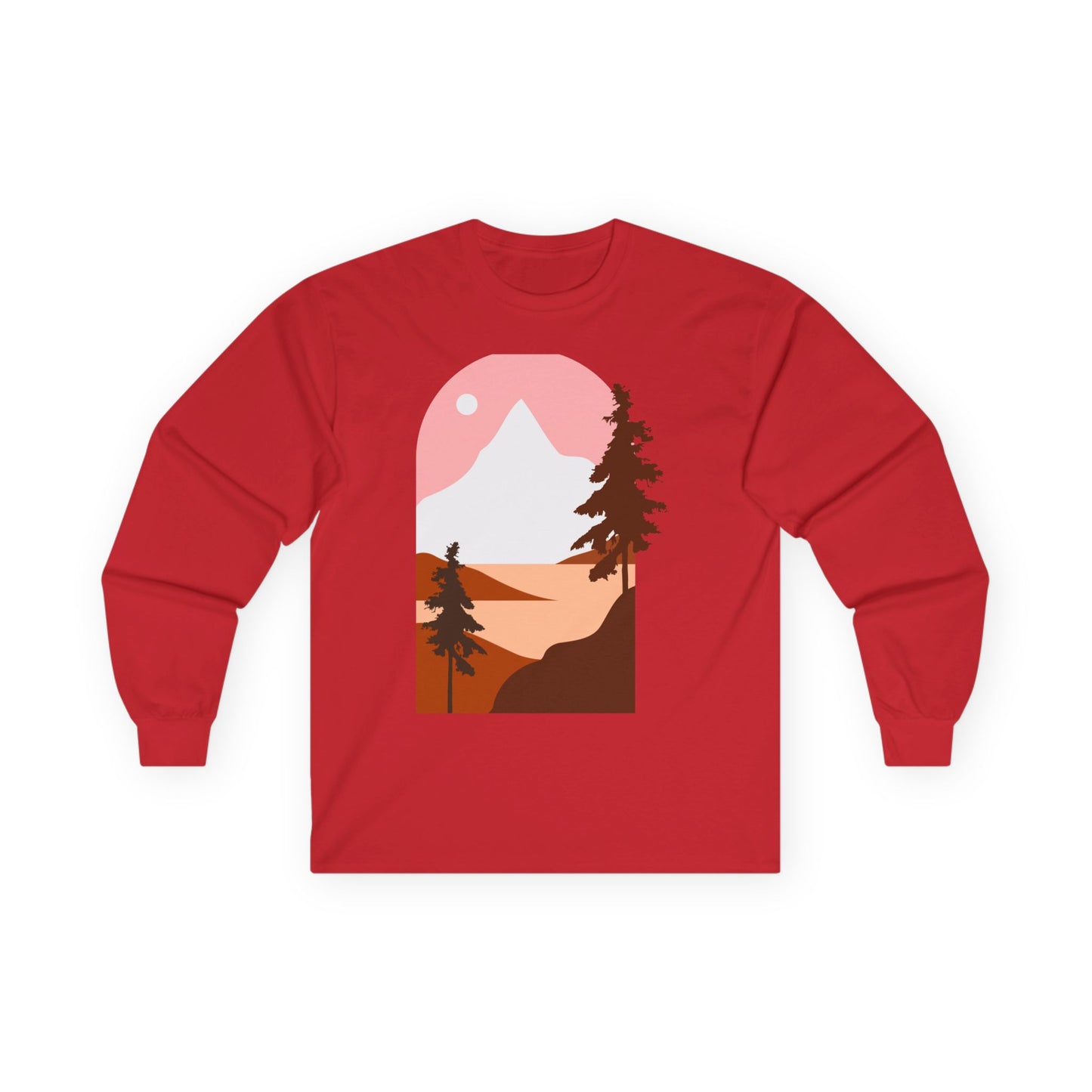 Nature-Inspired Long Sleeve Tee for Outdoor Lovers