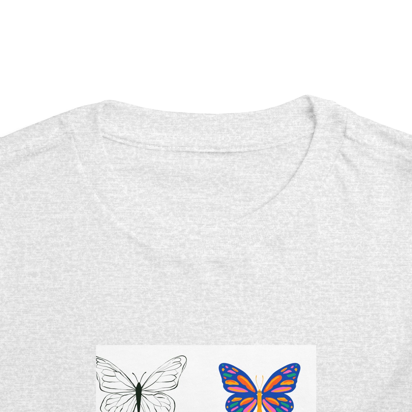 Butterfly Toddler Tee, Cute Kids Shirt, Summer Outfit, Nature Lover Gift, Playful Apparel for Little Ones, Butterfly Design T-Shirt