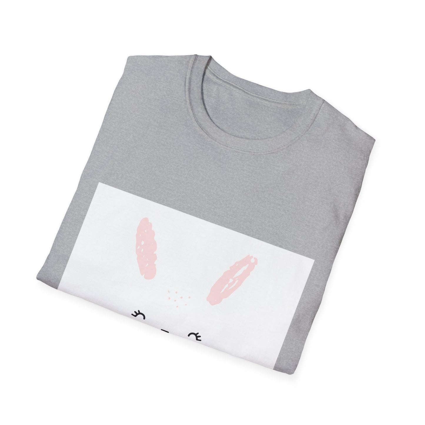 Cute Bunny Graphic Unisex T-Shirt, Easter Gift, Spring Fashion, Kids and Adults, Casual Wear, Animal Lovers