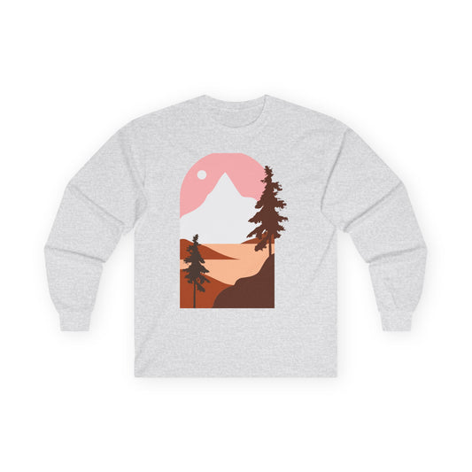 Nature-Inspired Long Sleeve Tee for Outdoor Lovers