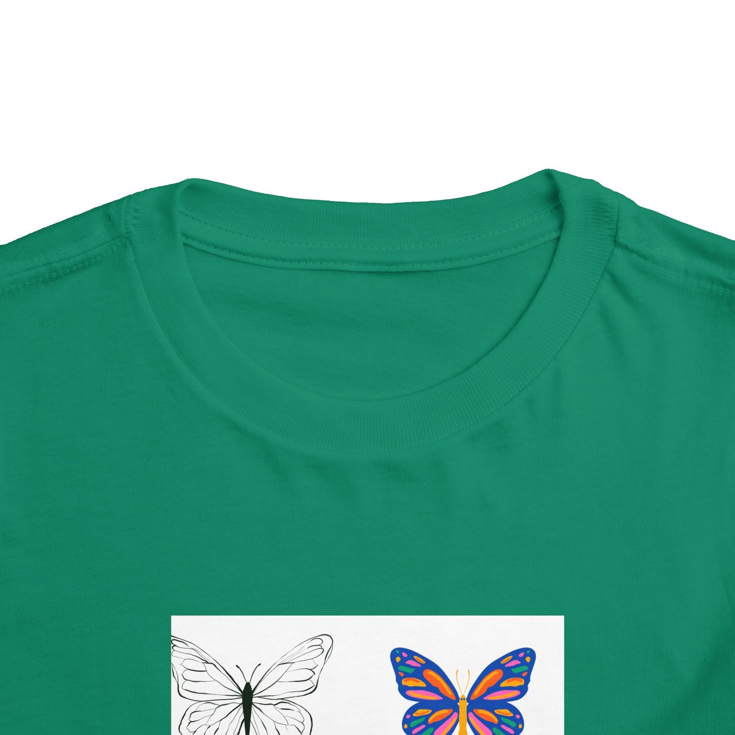 Butterfly Toddler Tee, Cute Kids Shirt, Summer Outfit, Nature Lover Gift, Playful Apparel for Little Ones, Butterfly Design T-Shirt