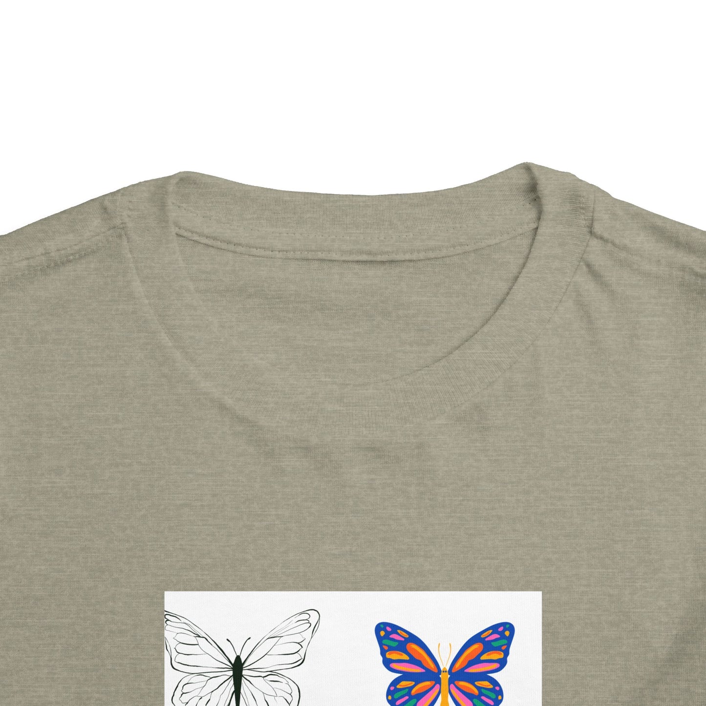 Butterfly Toddler Tee, Cute Kids Shirt, Summer Outfit, Nature Lover Gift, Playful Apparel for Little Ones, Butterfly Design T-Shirt