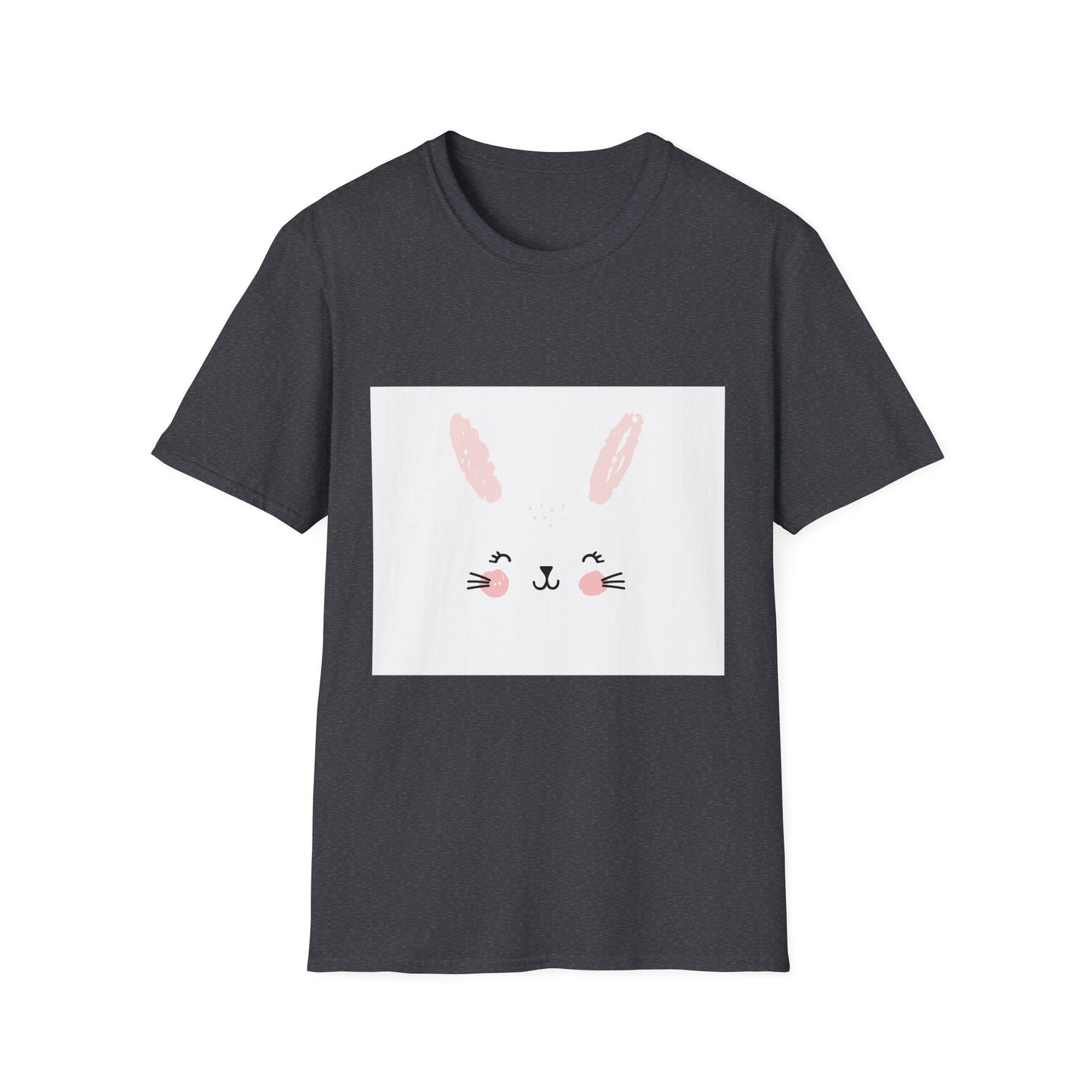 Cute Bunny Graphic Unisex T-Shirt, Easter Gift, Spring Fashion, Kids and Adults, Casual Wear, Animal Lovers