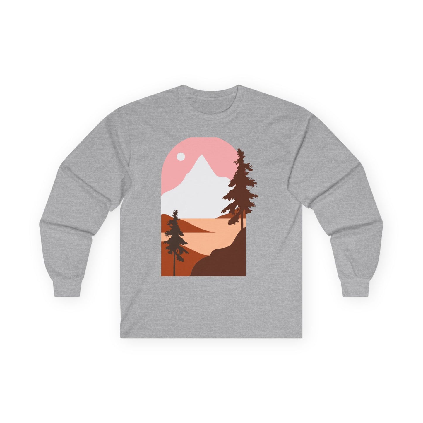 Nature-Inspired Long Sleeve Tee for Outdoor Lovers