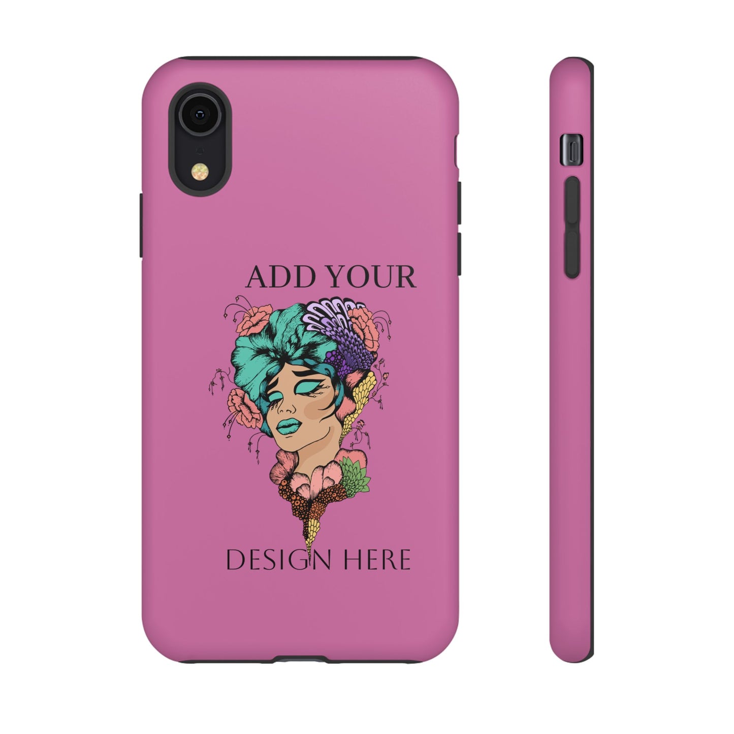 Tough Cases Phone Case, Custom Art Case for Her, Unique Gift, Flower Design, Personalized Phone Accessory, Stylish Cell Cover