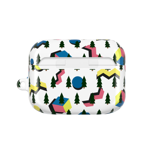 Stylish AirPod Cases - Fun Geometric Design, Perfect Gift for Music Lovers, Trendy Accessories for Students, Holiday Present Ideas