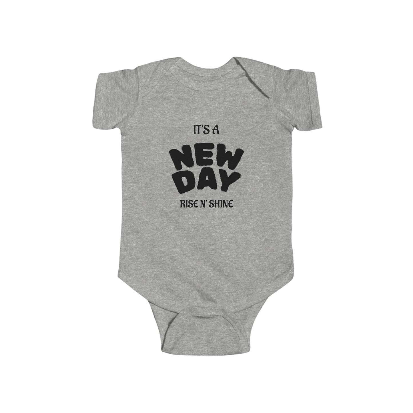 New Day Infant Bodysuit - Cute Newborn Outfit for Baby Girl/Boy