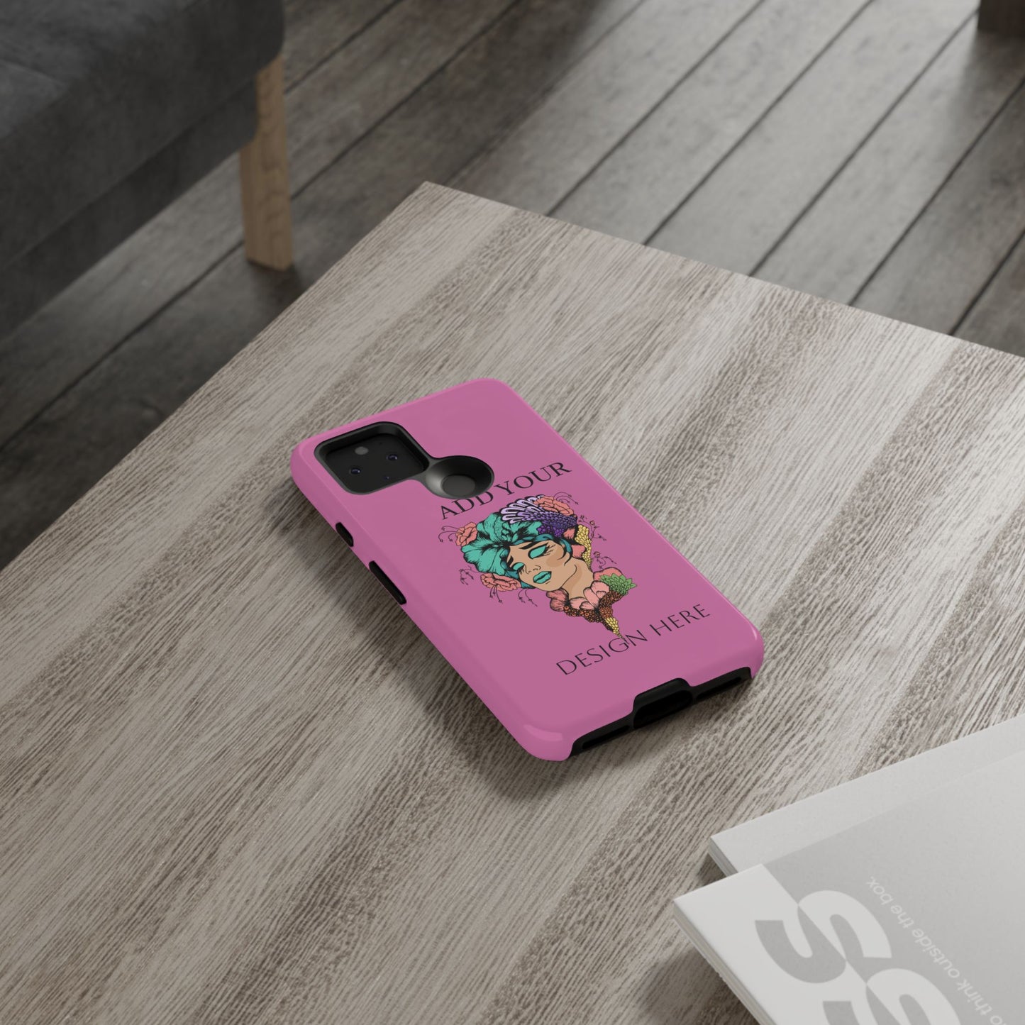 Tough Cases Phone Case, Custom Art Case for Her, Unique Gift, Flower Design, Personalized Phone Accessory, Stylish Cell Cover