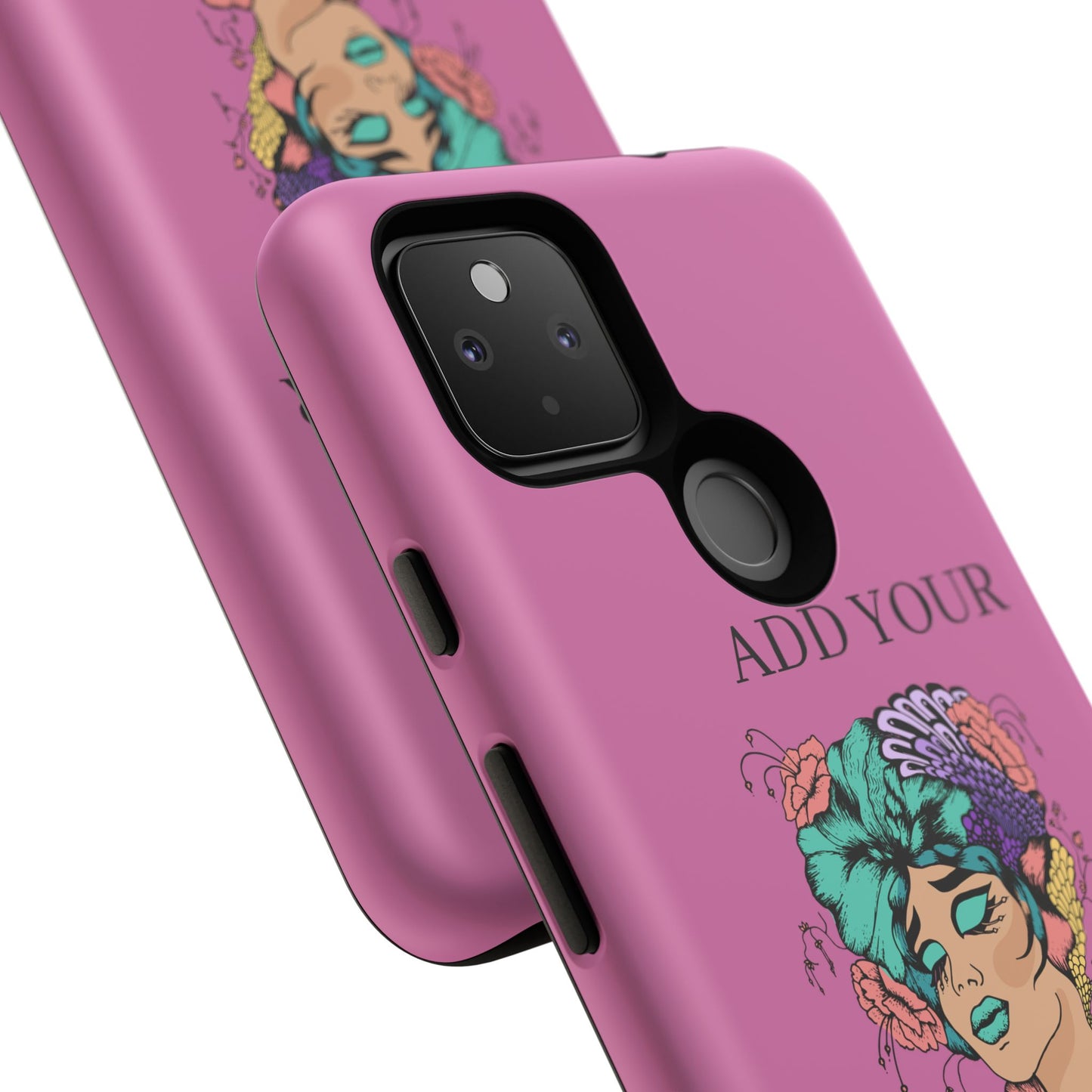 Tough Cases Phone Case, Custom Art Case for Her, Unique Gift, Flower Design, Personalized Phone Accessory, Stylish Cell Cover