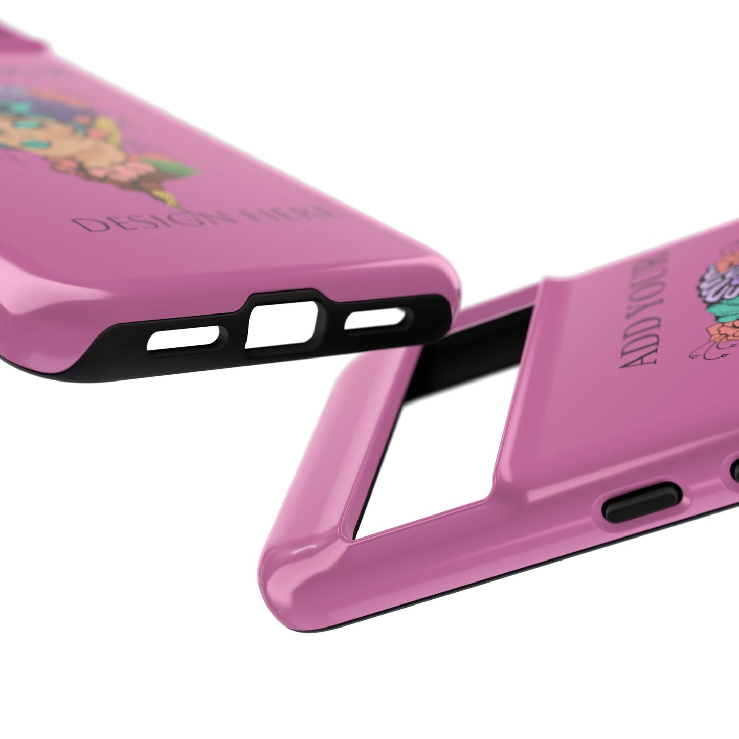 Tough Cases Phone Case, Custom Art Case for Her, Unique Gift, Flower Design, Personalized Phone Accessory, Stylish Cell Cover