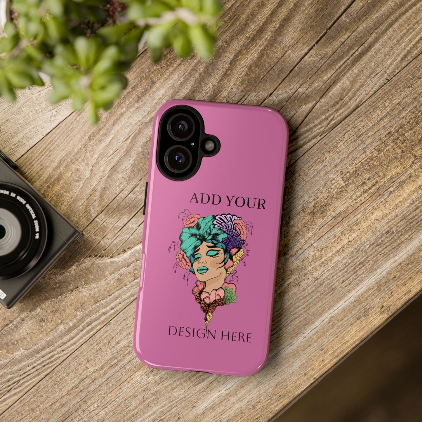 Tough Cases Phone Case, Custom Art Case for Her, Unique Gift, Flower Design, Personalized Phone Accessory, Stylish Cell Cover