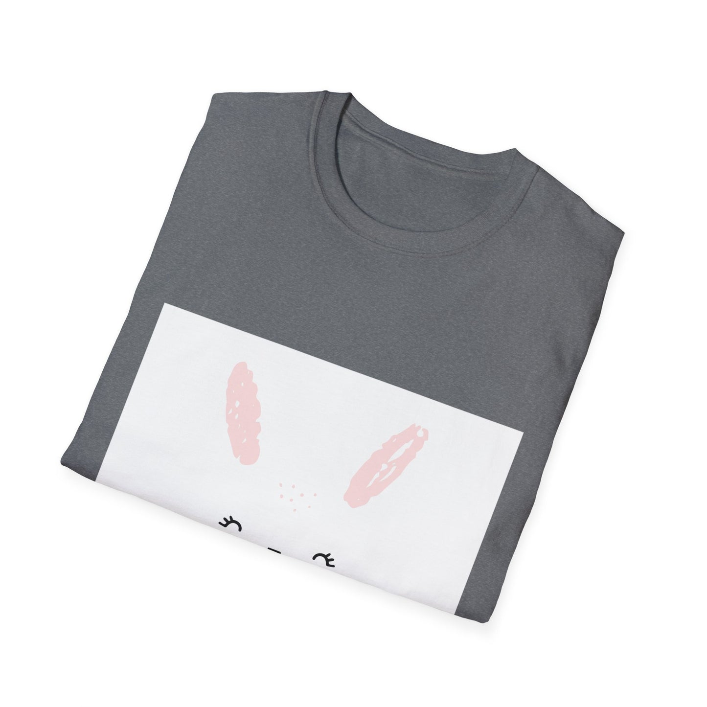 Cute Bunny Graphic Unisex T-Shirt, Easter Gift, Spring Fashion, Kids and Adults, Casual Wear, Animal Lovers