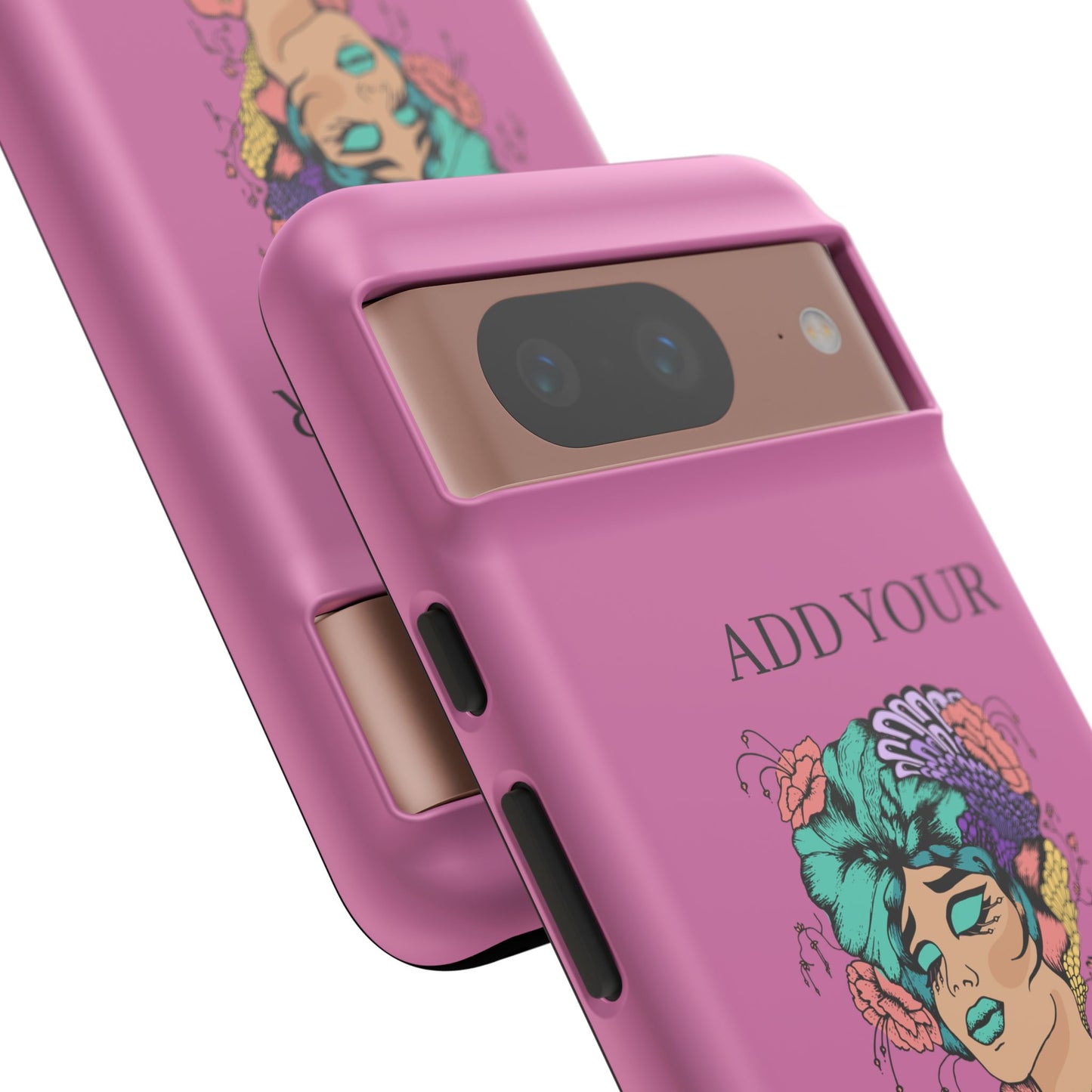 Tough Cases Phone Case, Custom Art Case for Her, Unique Gift, Flower Design, Personalized Phone Accessory, Stylish Cell Cover