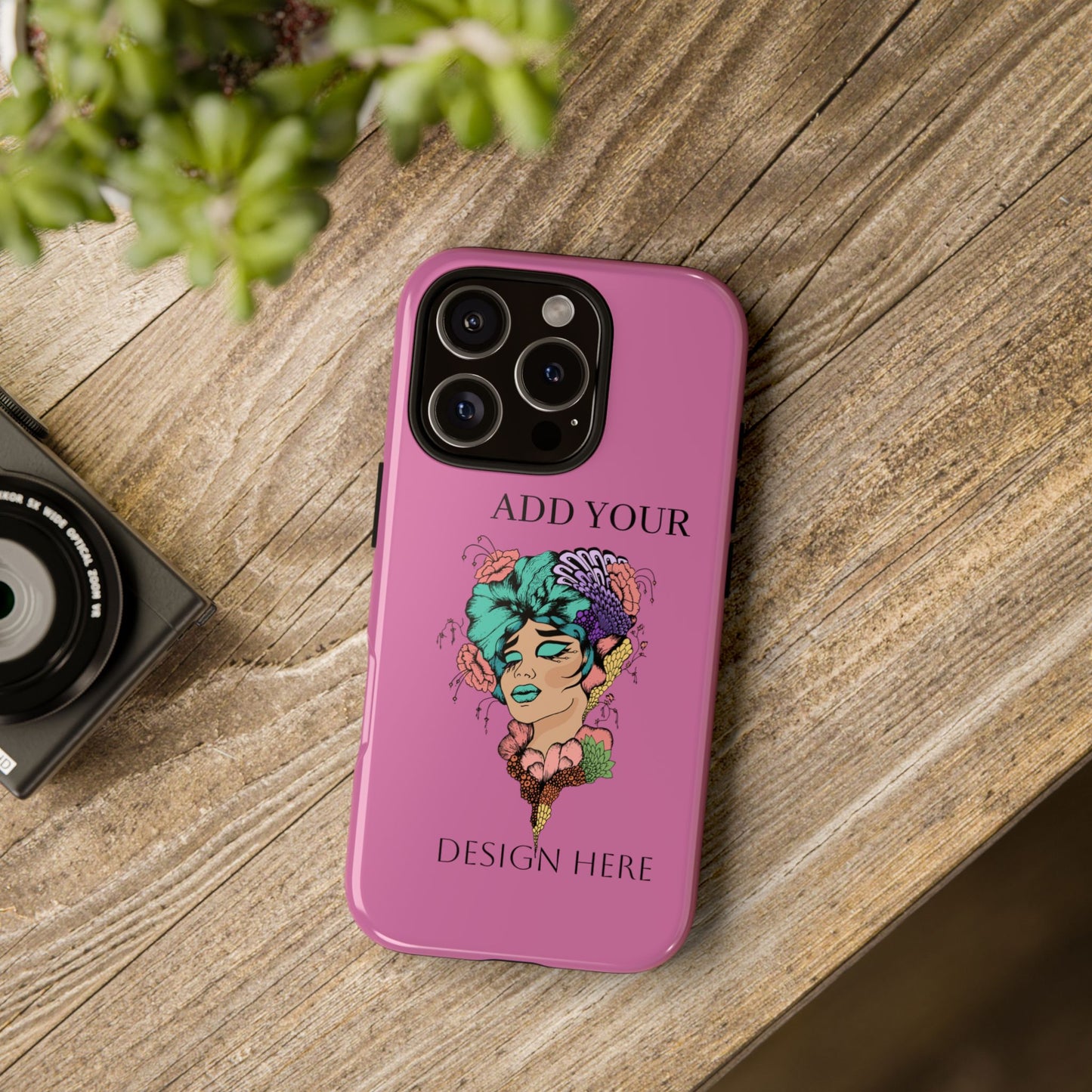 Tough Cases Phone Case, Custom Art Case for Her, Unique Gift, Flower Design, Personalized Phone Accessory, Stylish Cell Cover