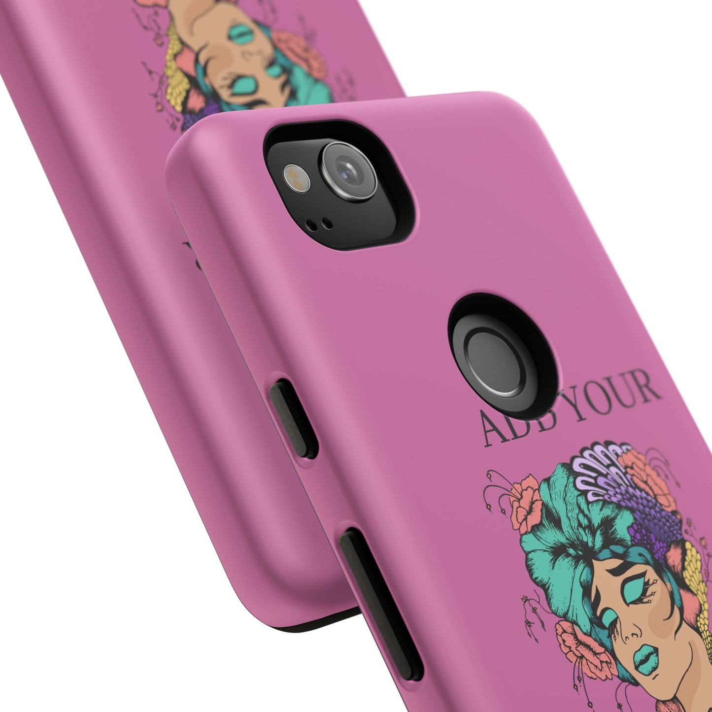 Tough Cases Phone Case, Custom Art Case for Her, Unique Gift, Flower Design, Personalized Phone Accessory, Stylish Cell Cover