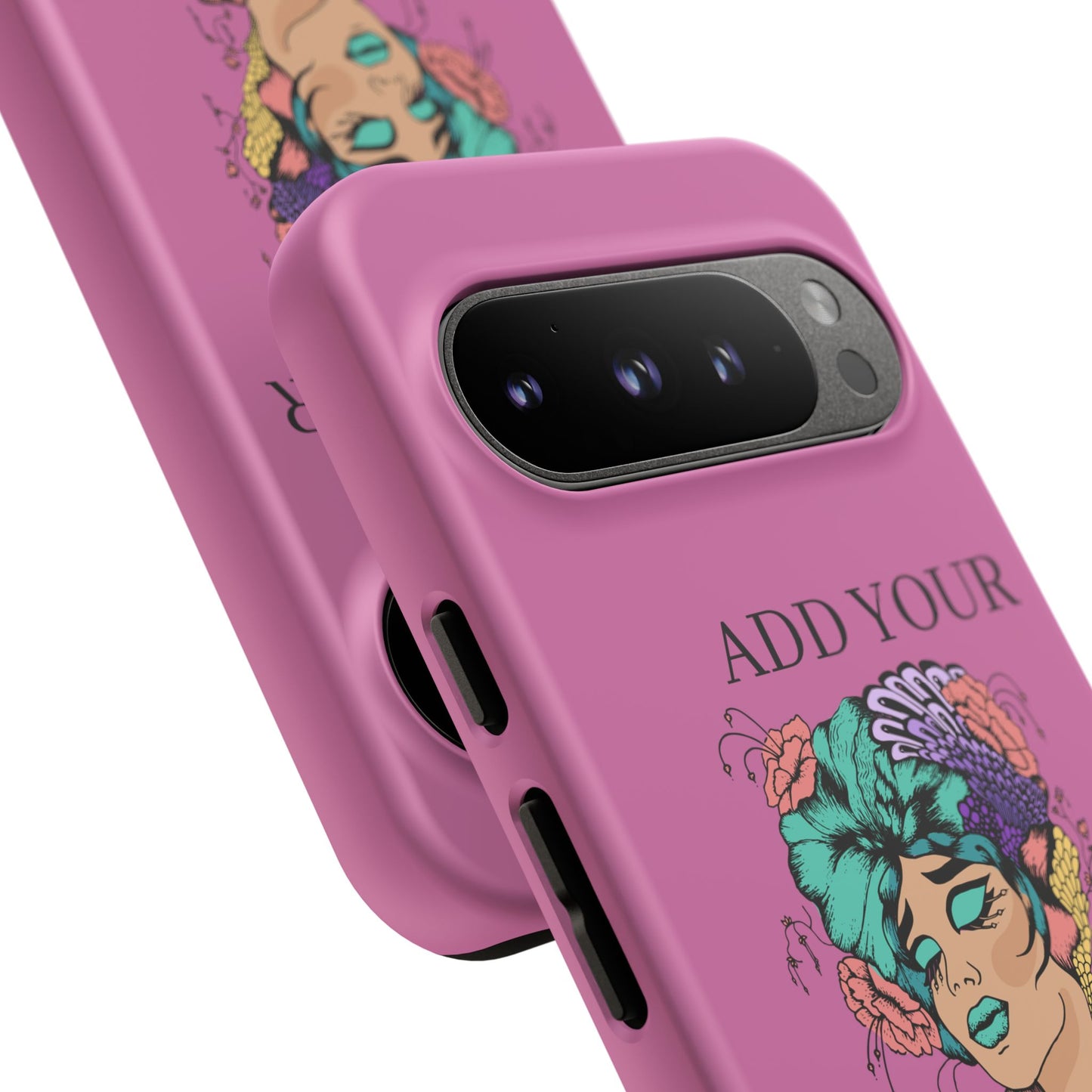 Tough Cases Phone Case, Custom Art Case for Her, Unique Gift, Flower Design, Personalized Phone Accessory, Stylish Cell Cover