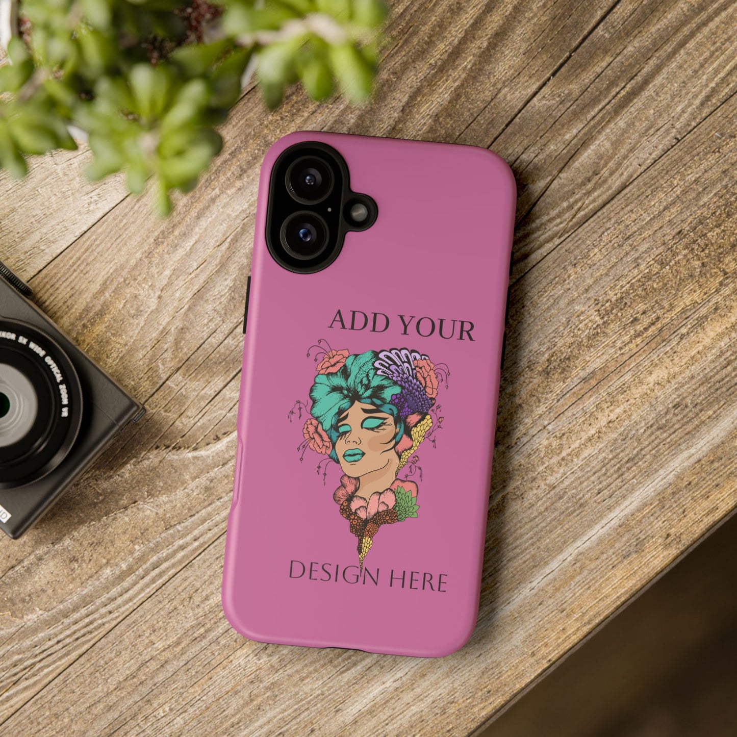 Tough Cases Phone Case, Custom Art Case for Her, Unique Gift, Flower Design, Personalized Phone Accessory, Stylish Cell Cover