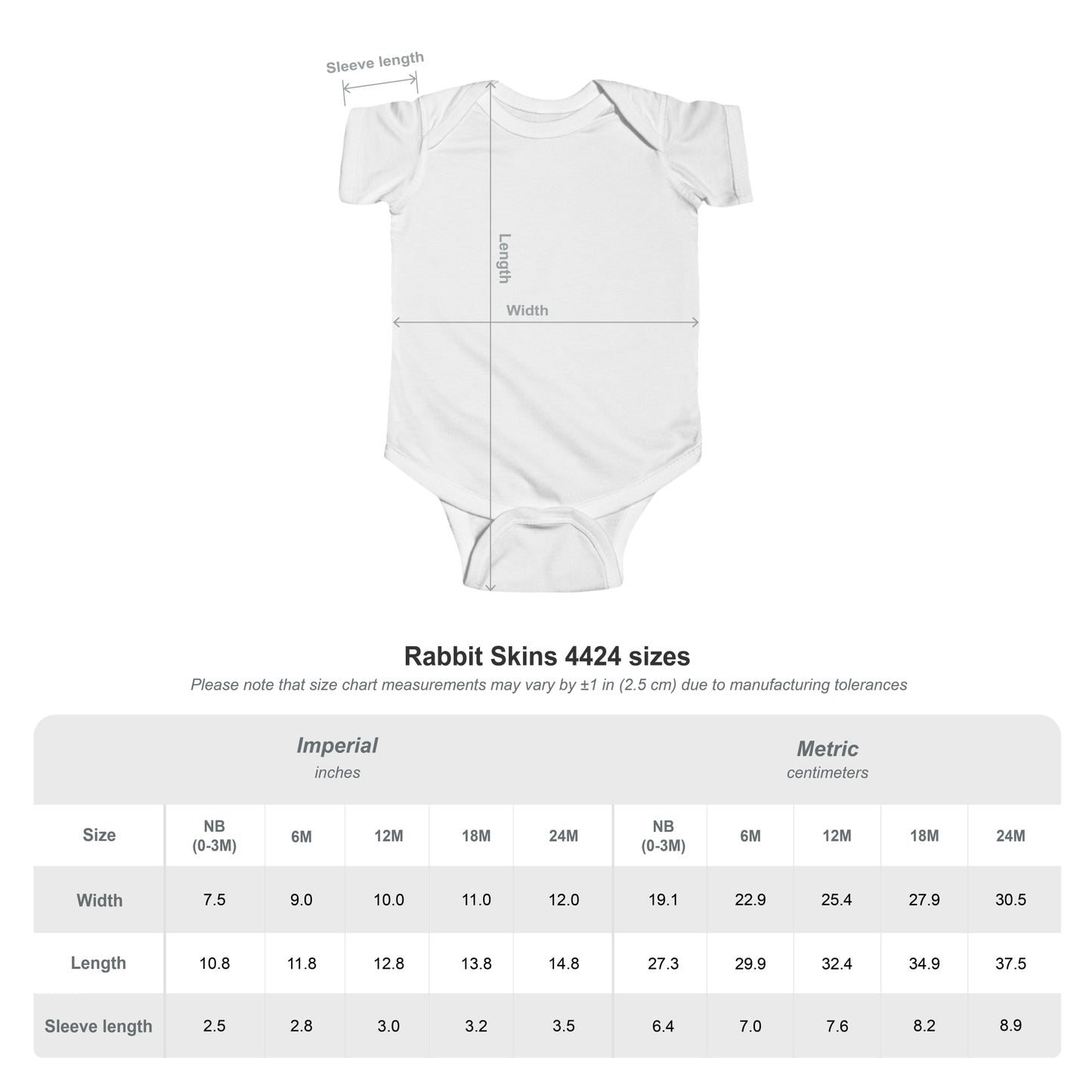 New Day Infant Bodysuit - Cute Newborn Outfit for Baby Girl/Boy