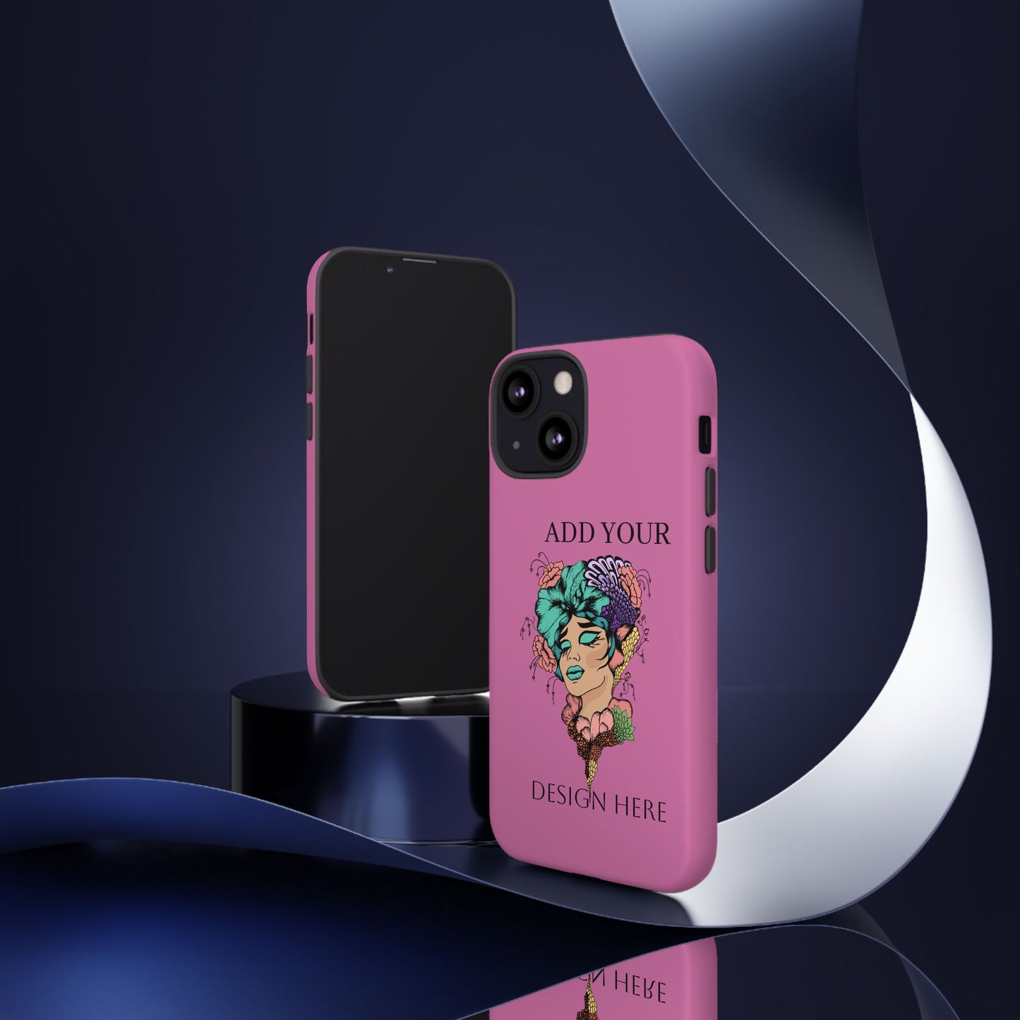 Tough Cases Phone Case, Custom Art Case for Her, Unique Gift, Flower Design, Personalized Phone Accessory, Stylish Cell Cover