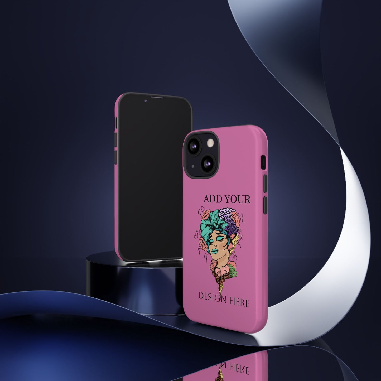Tough Cases Phone Case, Custom Art Case for Her, Unique Gift, Flower Design, Personalized Phone Accessory, Stylish Cell Cover