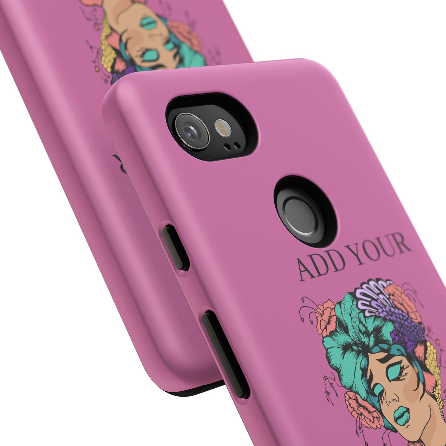 Tough Cases Phone Case, Custom Art Case for Her, Unique Gift, Flower Design, Personalized Phone Accessory, Stylish Cell Cover