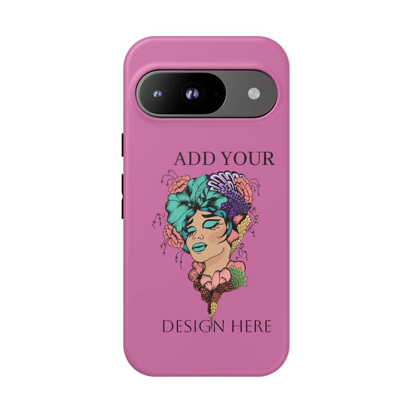 Tough Cases Phone Case, Custom Art Case for Her, Unique Gift, Flower Design, Personalized Phone Accessory, Stylish Cell Cover