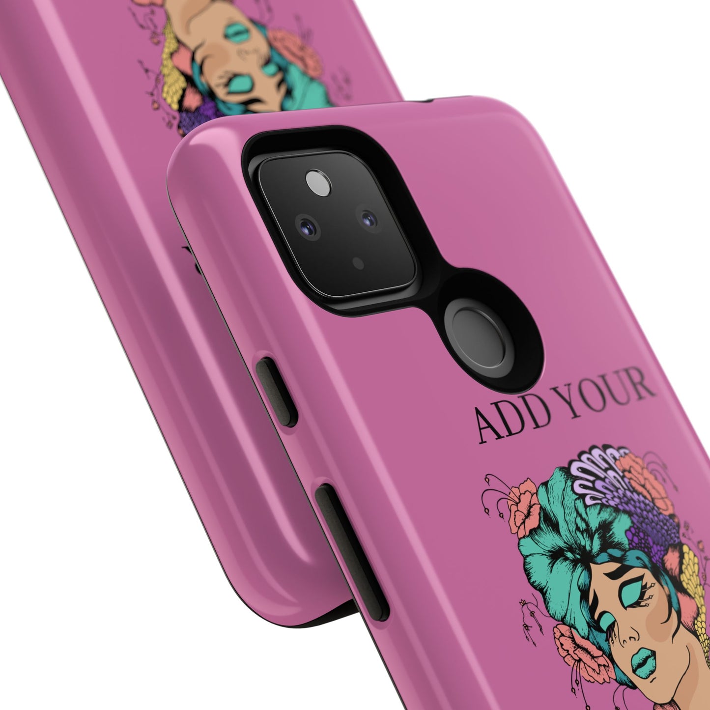 Tough Cases Phone Case, Custom Art Case for Her, Unique Gift, Flower Design, Personalized Phone Accessory, Stylish Cell Cover