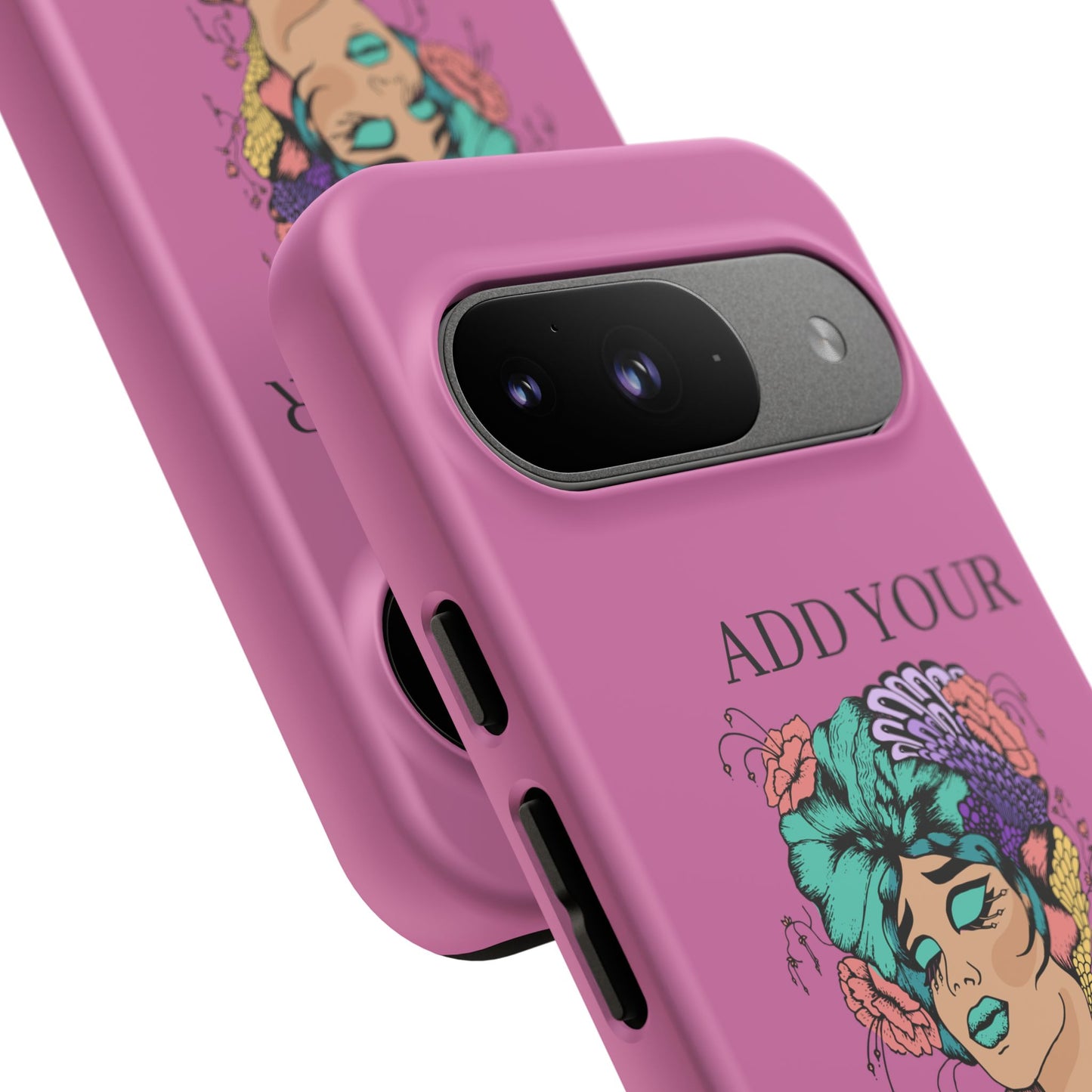 Tough Cases Phone Case, Custom Art Case for Her, Unique Gift, Flower Design, Personalized Phone Accessory, Stylish Cell Cover