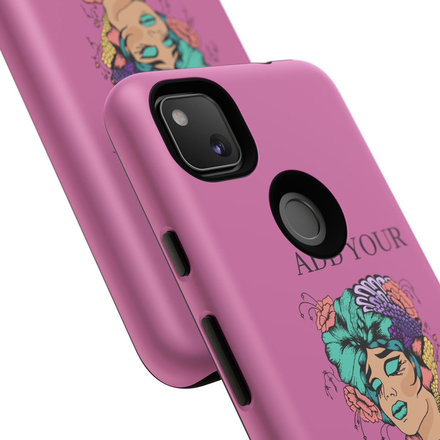 Tough Cases Phone Case, Custom Art Case for Her, Unique Gift, Flower Design, Personalized Phone Accessory, Stylish Cell Cover