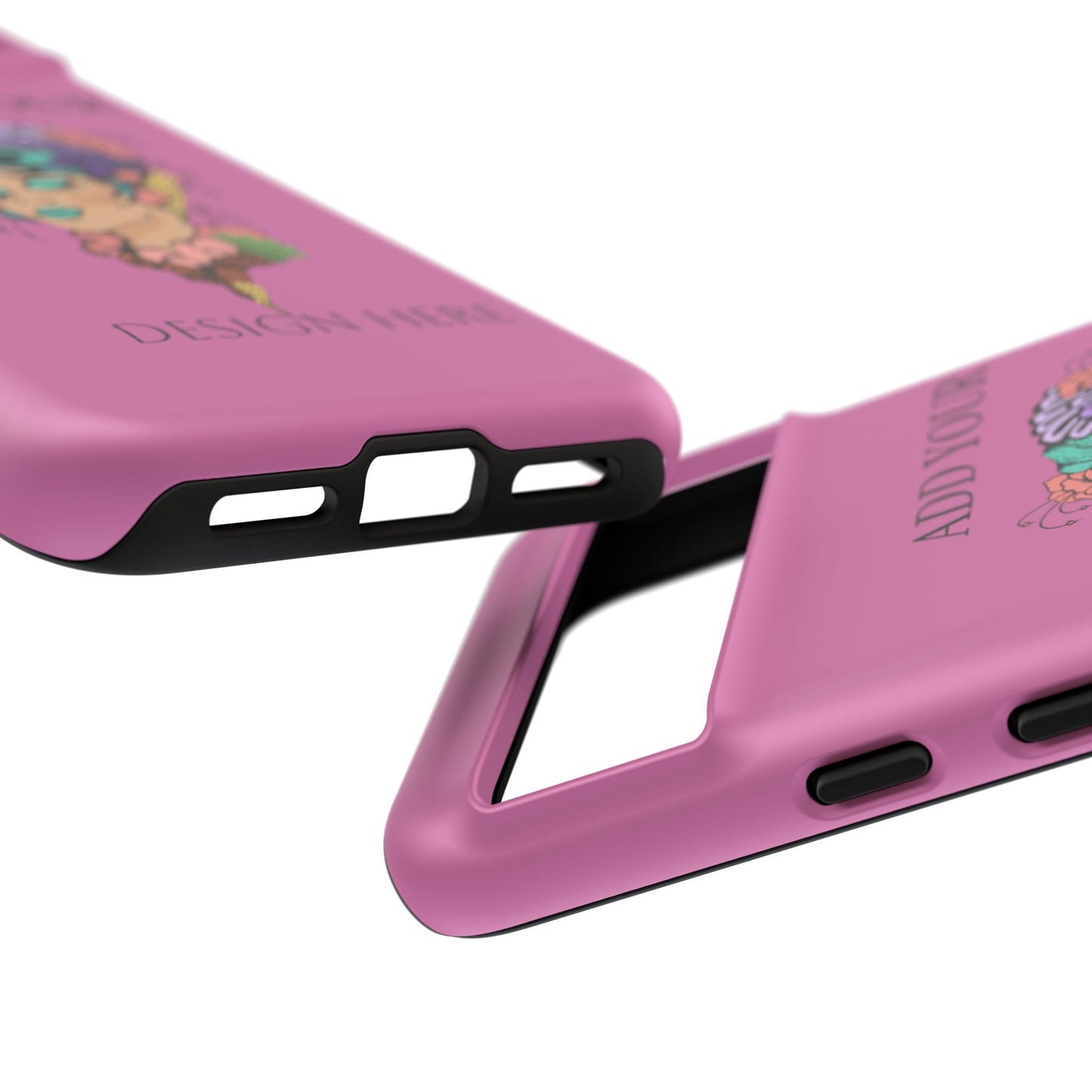 Tough Cases Phone Case, Custom Art Case for Her, Unique Gift, Flower Design, Personalized Phone Accessory, Stylish Cell Cover