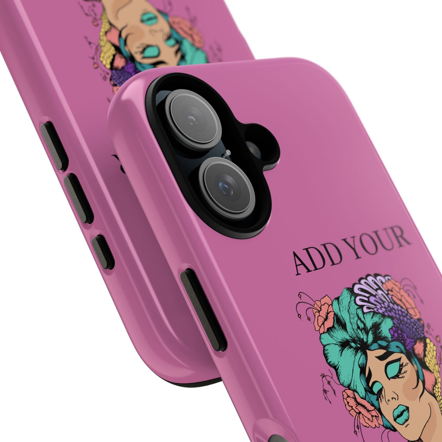 Tough Cases Phone Case, Custom Art Case for Her, Unique Gift, Flower Design, Personalized Phone Accessory, Stylish Cell Cover
