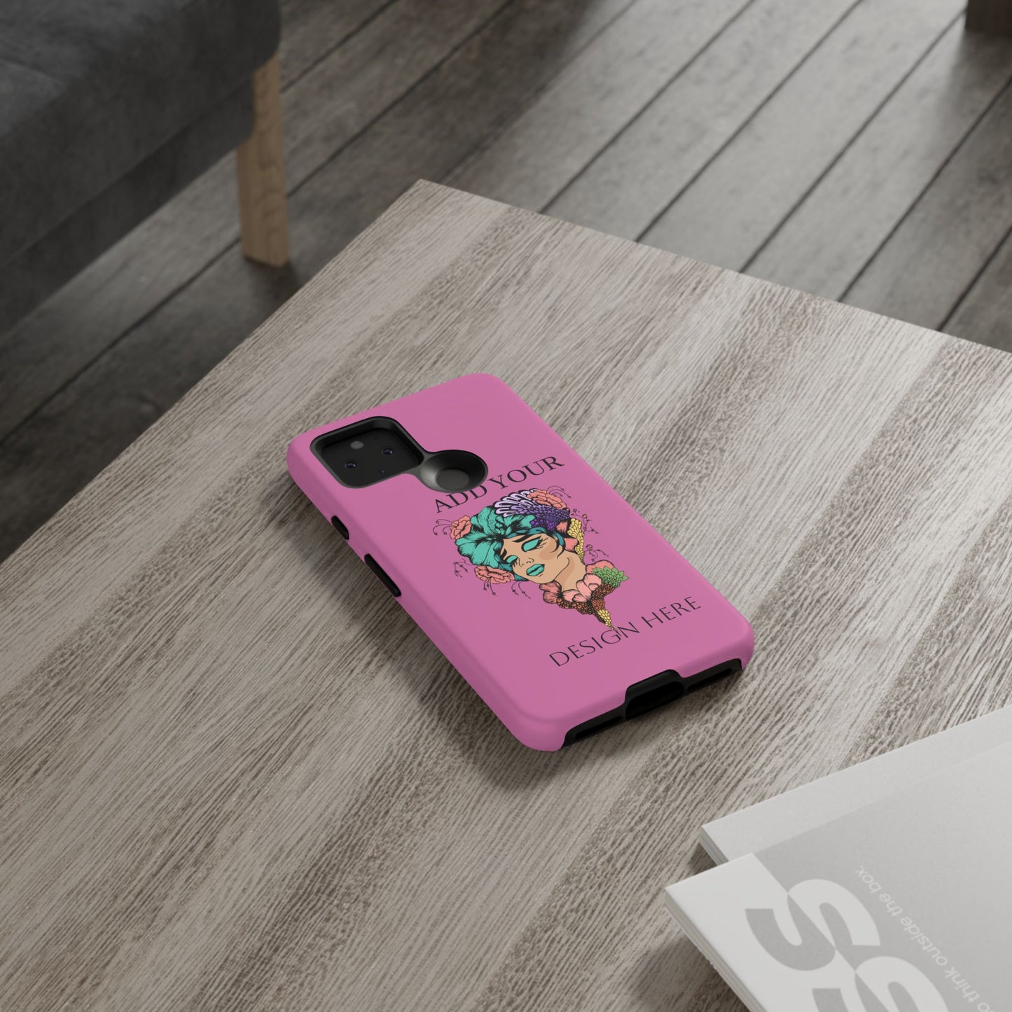 Tough Cases Phone Case, Custom Art Case for Her, Unique Gift, Flower Design, Personalized Phone Accessory, Stylish Cell Cover