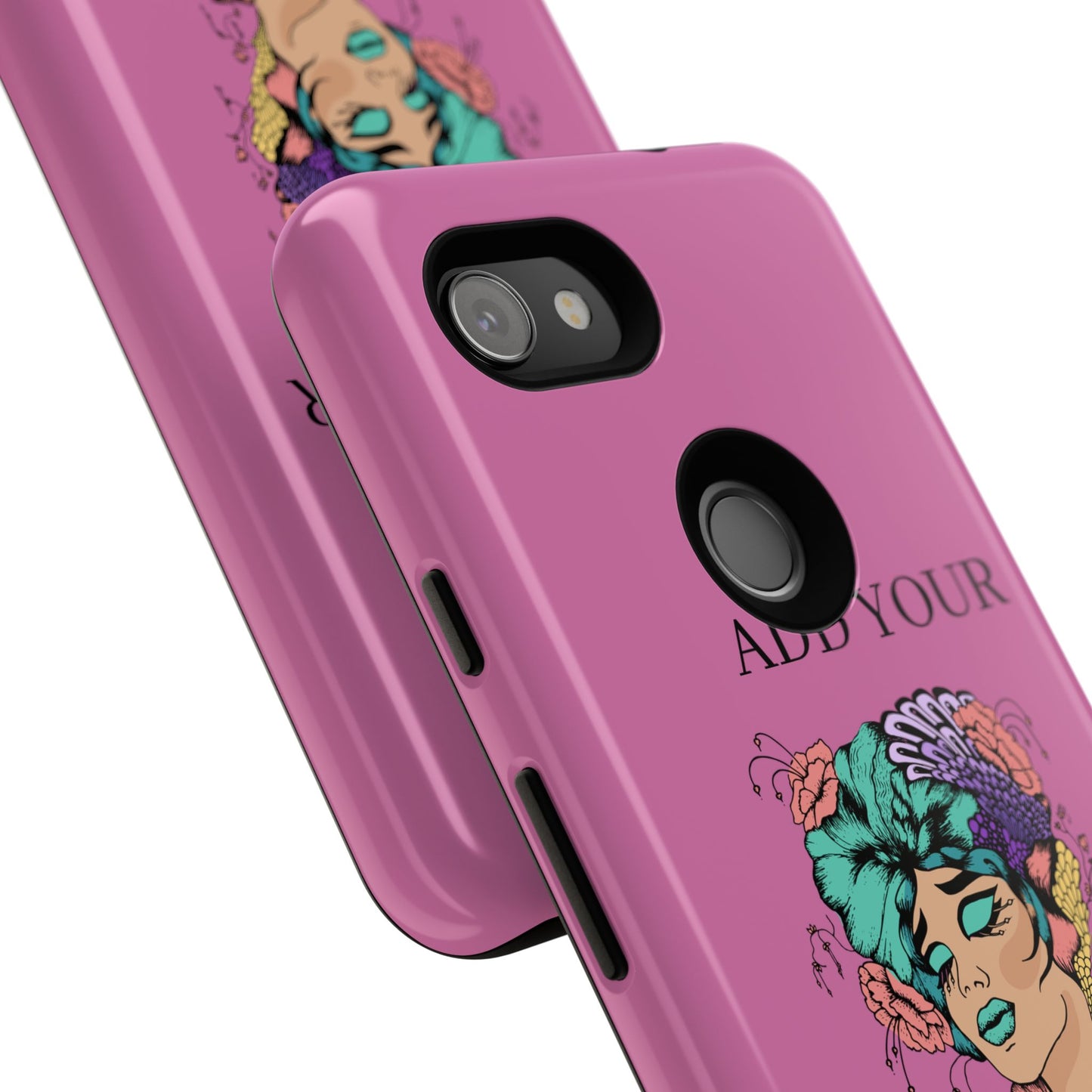 Tough Cases Phone Case, Custom Art Case for Her, Unique Gift, Flower Design, Personalized Phone Accessory, Stylish Cell Cover