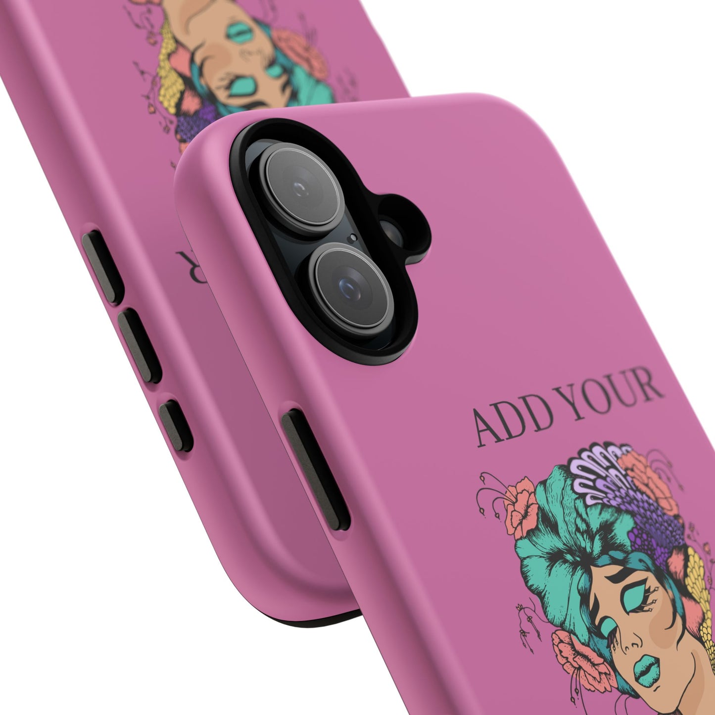 Tough Cases Phone Case, Custom Art Case for Her, Unique Gift, Flower Design, Personalized Phone Accessory, Stylish Cell Cover