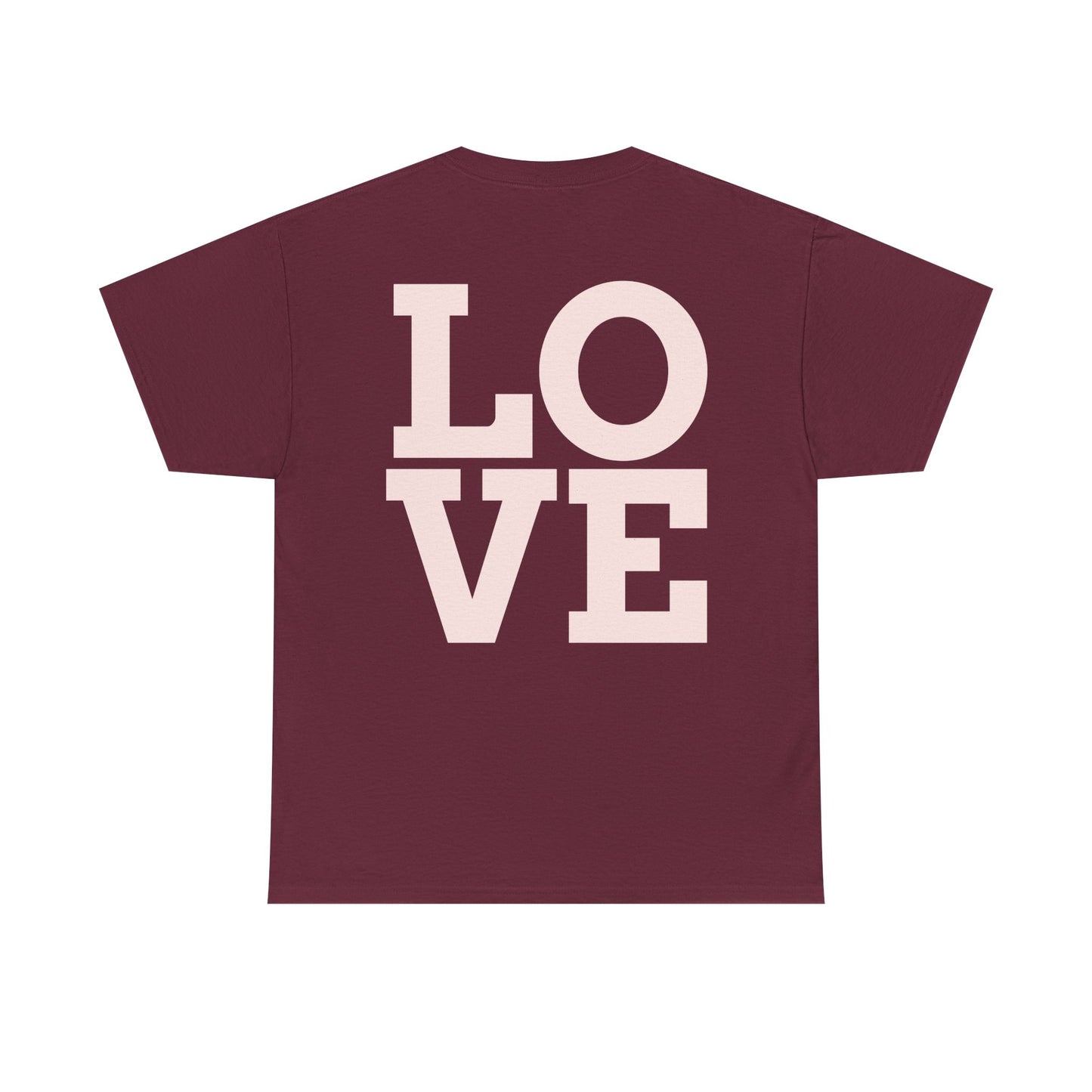 Unisex Heavy Cotton Tee - "You Are Literally The Only Person I Like" & Love Design