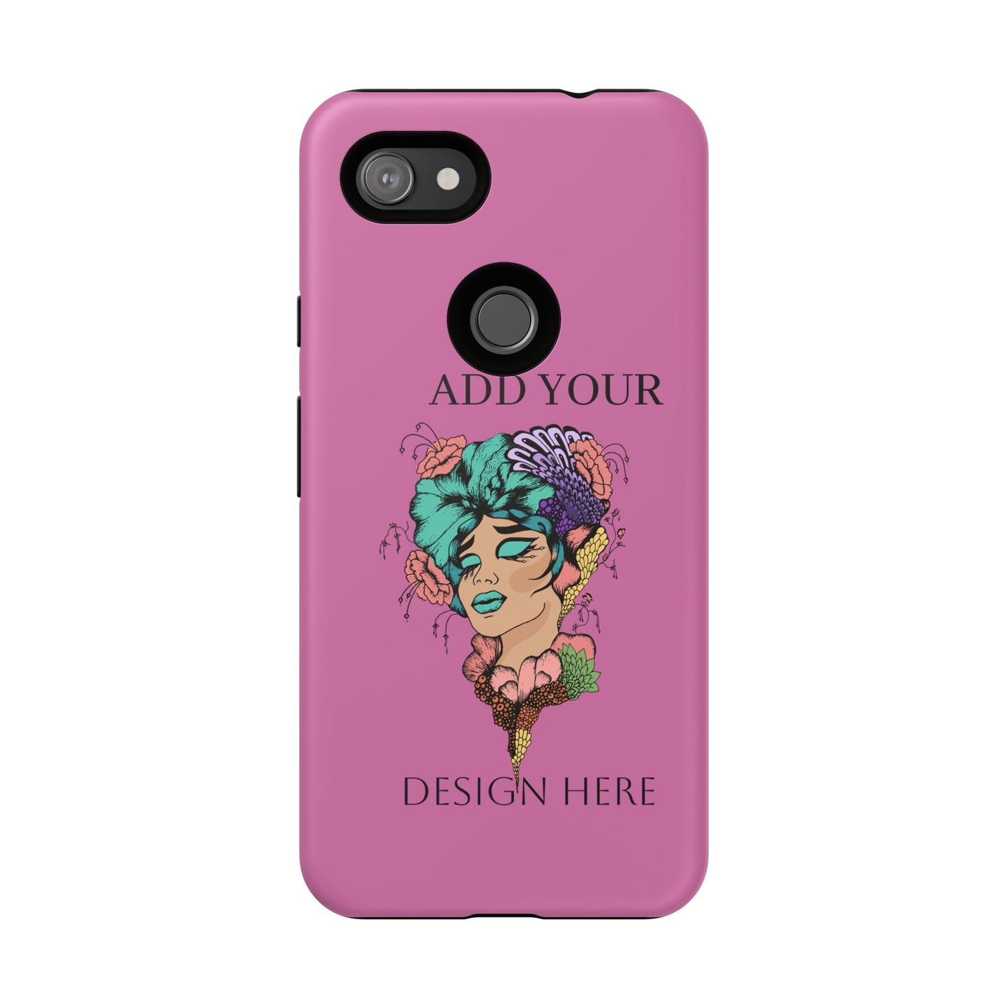 Tough Cases Phone Case, Custom Art Case for Her, Unique Gift, Flower Design, Personalized Phone Accessory, Stylish Cell Cover