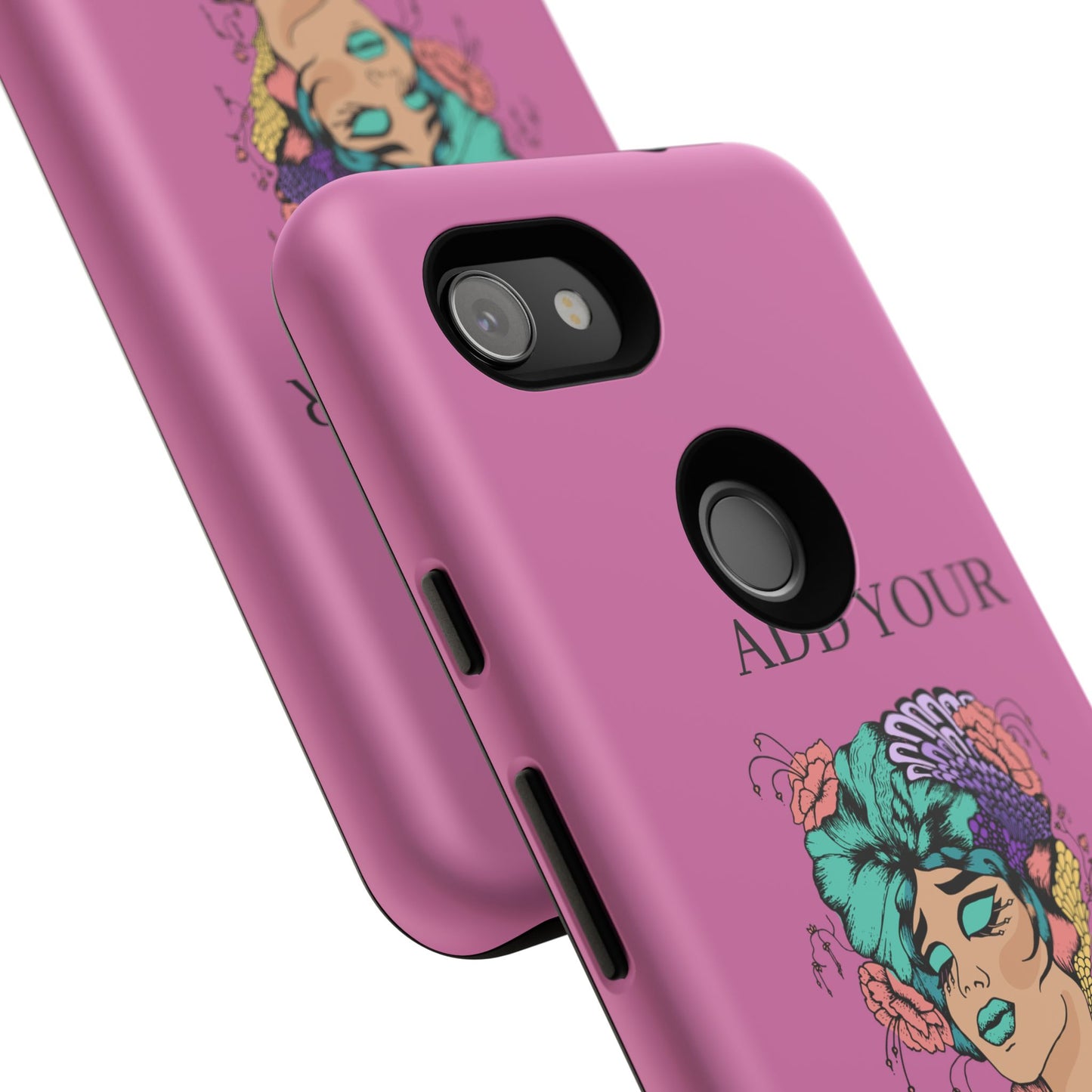 Tough Cases Phone Case, Custom Art Case for Her, Unique Gift, Flower Design, Personalized Phone Accessory, Stylish Cell Cover