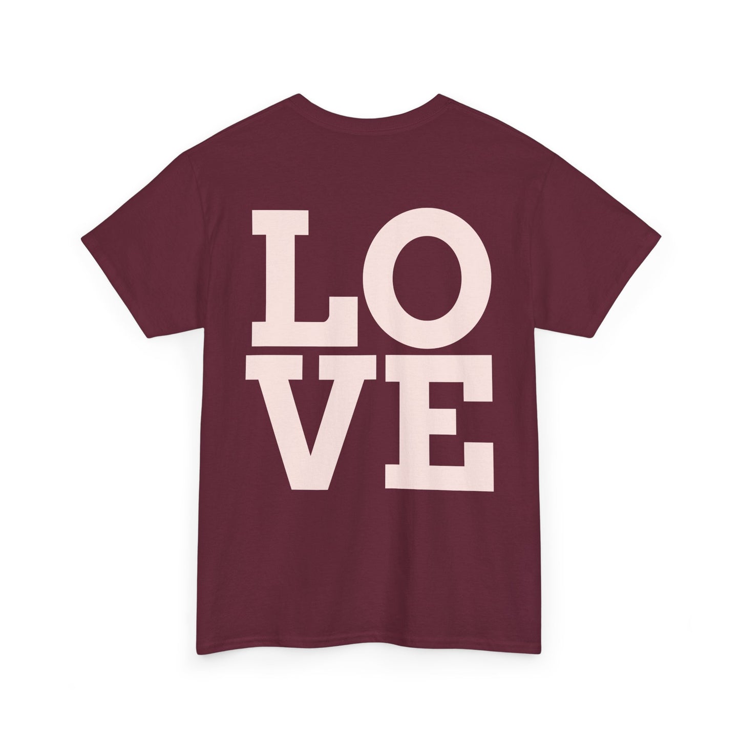 Unisex Heavy Cotton Tee - "You Are Literally The Only Person I Like" & Love Design