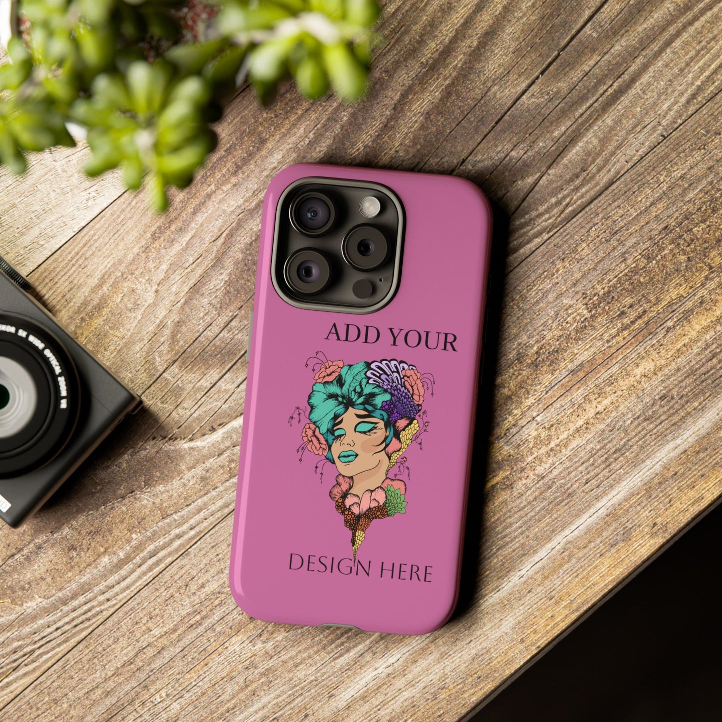 Tough Cases Phone Case, Custom Art Case for Her, Unique Gift, Flower Design, Personalized Phone Accessory, Stylish Cell Cover