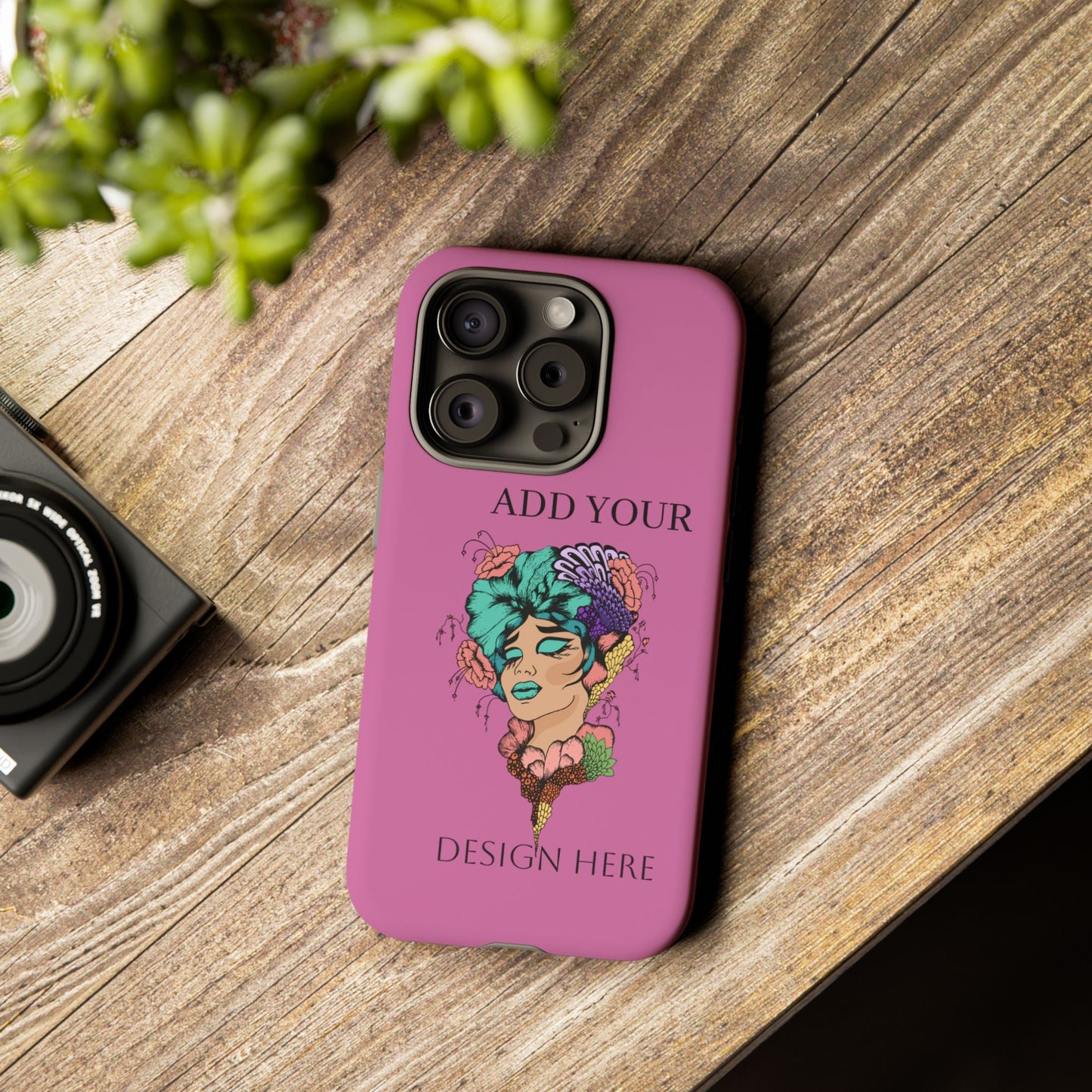 Tough Cases Phone Case, Custom Art Case for Her, Unique Gift, Flower Design, Personalized Phone Accessory, Stylish Cell Cover