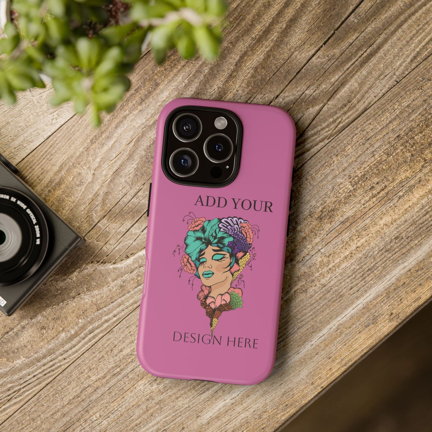 Tough Cases Phone Case, Custom Art Case for Her, Unique Gift, Flower Design, Personalized Phone Accessory, Stylish Cell Cover