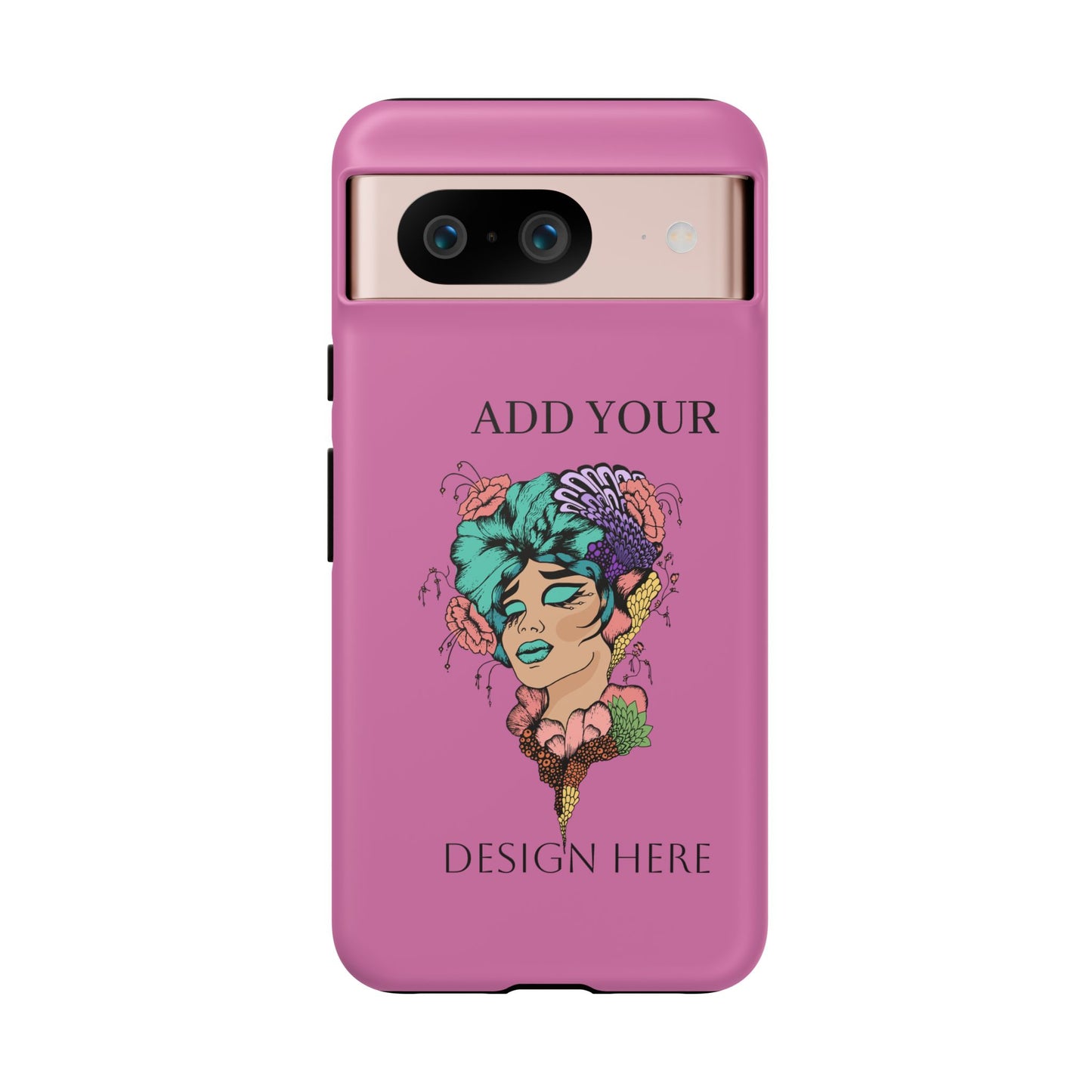 Tough Cases Phone Case, Custom Art Case for Her, Unique Gift, Flower Design, Personalized Phone Accessory, Stylish Cell Cover