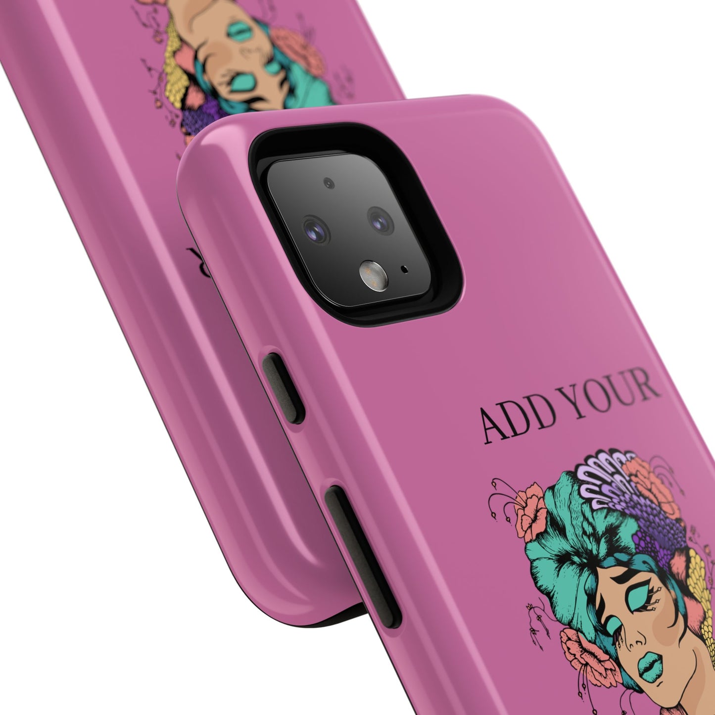 Tough Cases Phone Case, Custom Art Case for Her, Unique Gift, Flower Design, Personalized Phone Accessory, Stylish Cell Cover