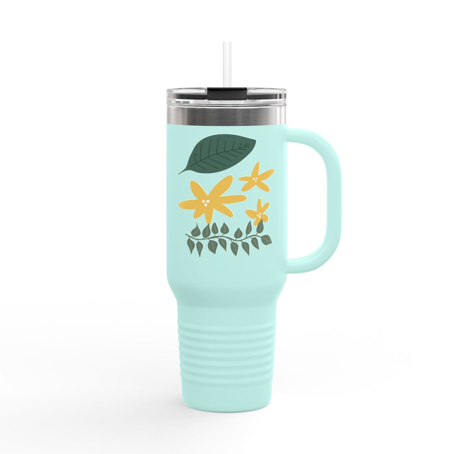 Flora-Inspired Insulated Travel Mug, Perfect for Coffee Lovers, Floral Design, Eco-Friendly Drinkware, Gifts for Her, Summer [...]